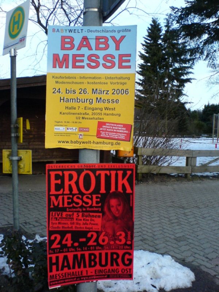 Auf dem Weg zur Arbeit entdeckt