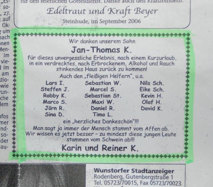 Dankbare Eltern