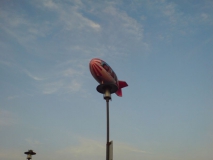 Zeppelin auf Lampe