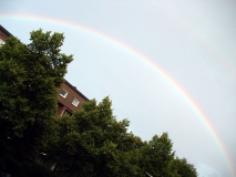 Regenbogen über der Caspar-Voght-Str.